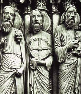 Estatuas-columna de la catedral de Chartres