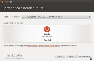Manual de instalación Ubuntu 11.10 Oneiric Ocelot (I)