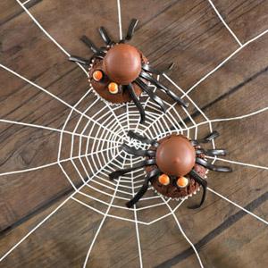 Cupcakes de arañitas