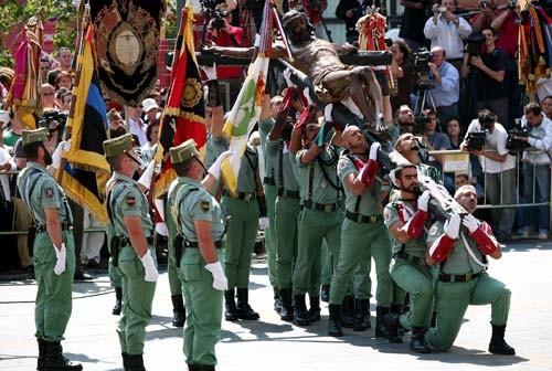 El desfile militar del dia 12 de octubre