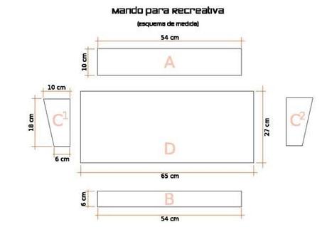 esquema de caja de madera