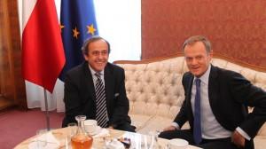 Michel Platini visita Polonia