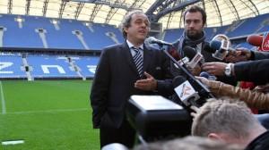 Michel Platini visita Polonia