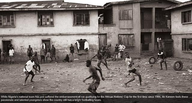Fútbol en las calles de Nigeria