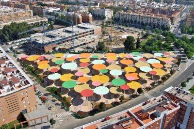 Parasoles de colores talla XXL