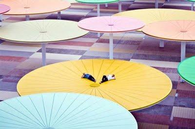 Parasoles de colores talla XXL