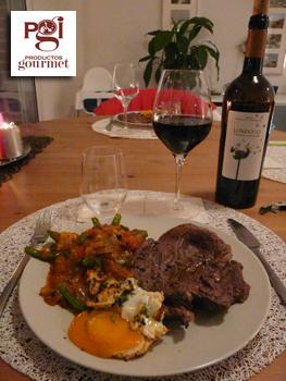 Escalopín de Añojo a la riojana