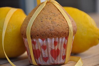 Magdalenas De Limón Y Semillas De Amapola