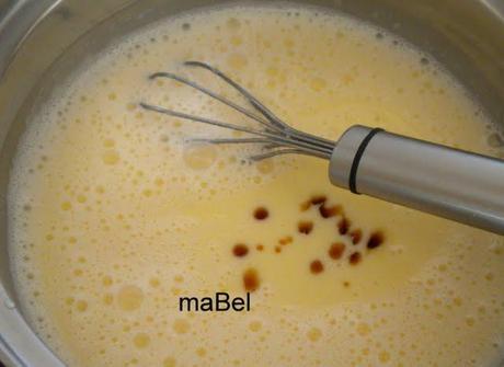 Crema de huevos en su cascarón