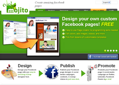 Cool Mojito - Diseña paginas para Facebook