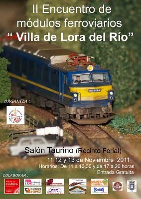 II Encuentro de módulos ferroviarios en Lora del Río