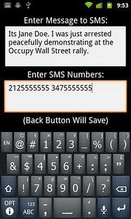 “Me están arrestando” ayuda para la protesta global convocada el 15 de Octubre