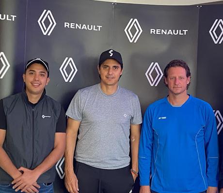 RENAULT AUSPICIÓ LA REVANCHA DE LOS 2EX TOP TEN  DAVID NALBADIÁN Y NICOLÁS LAPENTTI