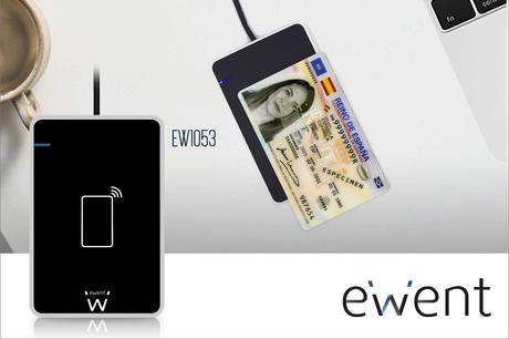 Ewent presenta su lector de tarjetas inteligentes y de identificación NFC sin contacto