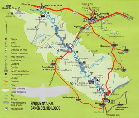 Cañón de Río Lobos, desde Hontoria del Pinar