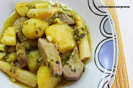 ATÚN CON PATATAS EN SALSA VERDE