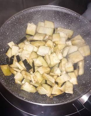 Macarrones con Berenjenas y Champiñones Macarrones con Berenjenas y Champiñones