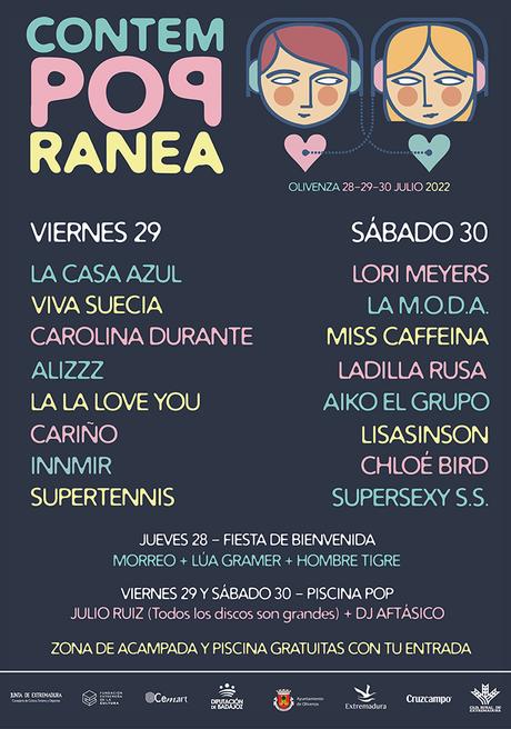 Cartel completo del Contempopránea 2022