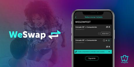 Wegow lanza WeSwap para el intercambio de entradas al mismo precio