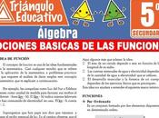 Nociones Básicas Funciones para Quinto Secundaria