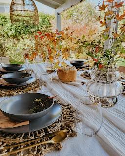 Decorar una mesa de Otoño inspirada en sus colores