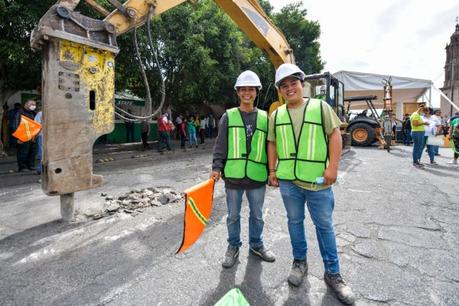 Arranca Gallardo los trabajos de modernización de la avenida Himno Nacional