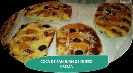COCA DE SAN JUAN DE QUESO CREMA