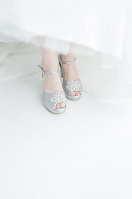Zapatos de novia peep toe