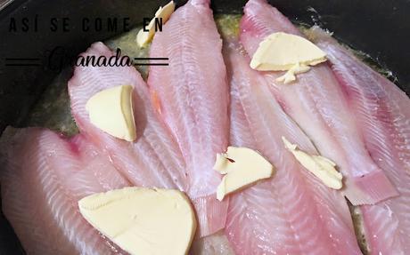 Lenguados con tomates secos