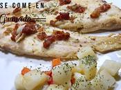 Lenguados tomates secos