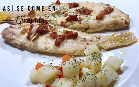 Lenguados con tomates secos