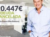 Repara Deuda Abogados cancela 20.447€ Palma Mallorca (Illes Balears) Segunda Oportunidad