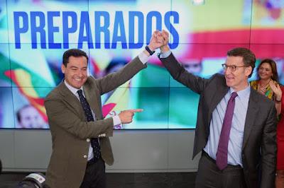 El PP de Moreno, tranquilo y sin levantar la voz, gana la mayoría en Andalucía.