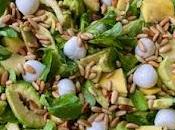 Ensalada aguacate mango aliño naranja