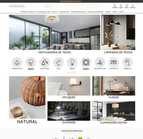 Lamparas.es renueva su tienda online con motivo de su 9º aniversario