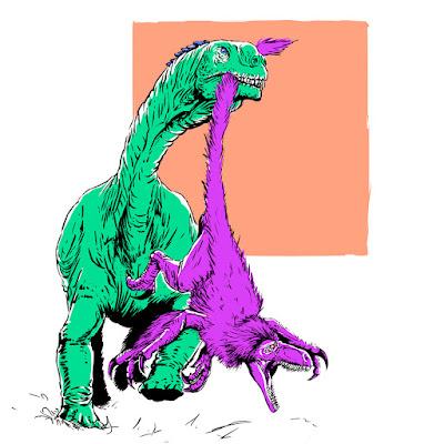 El inktober dinosauriano de Yael Duckwen