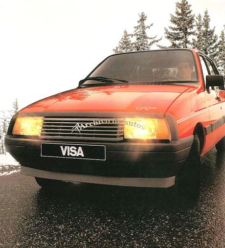 Citroën Visa comercializado en Alemania en el año 1983