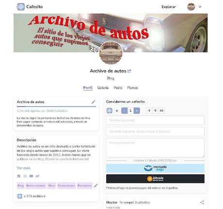 Cafecito y Archivo de autos