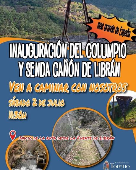 librán inaugura este sábado el columpio más grande de España y te invita a una ruta por el cañón del río 1