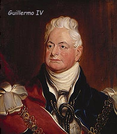 Guillermo IV, rey del Reino Unido e Irlanda y de Hannover desde 1830 a 1837