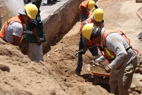 Supervisa Enrique Galindo los avances en las obras de Salvador Nava