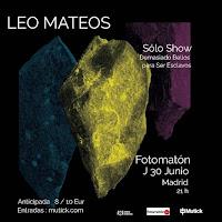 Concierto de Leo Mateos en Fotomatón Bar
