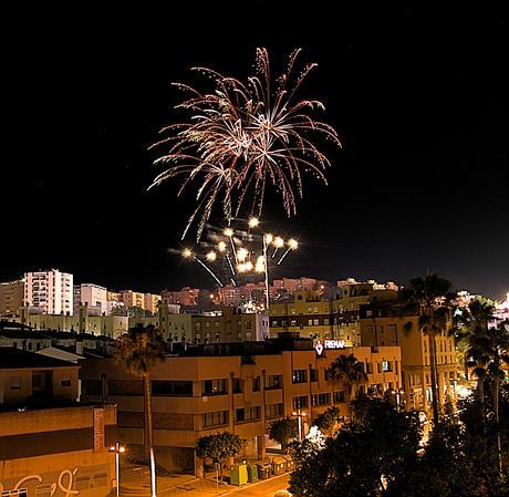 Fuegos artificiales Feria Algeciras 2022