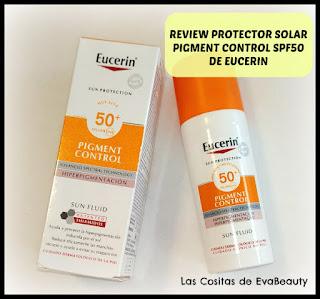 Review opinion Protector solar Pigment Control SPF50 de Eucerin, Notino, beauty, belleza, blog de belleza, microinfluencers, reseña