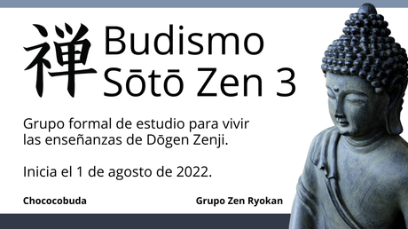 Invitación al curso Budismo Zen 3, 2022