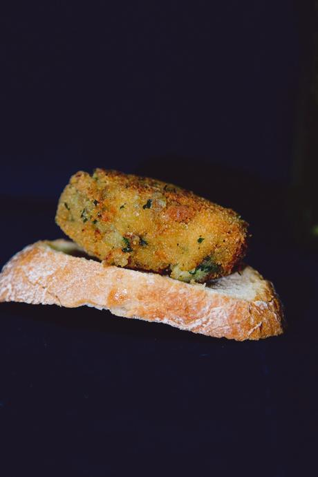 CROQUETAS DE ESPINACAS, JAMÓN Y QUESO