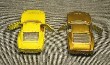 Lamborghini Miura en dos versiones diferentes de Matchbox