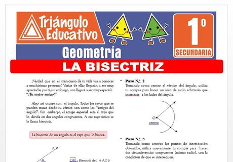 La Bisectriz para Primero de Secundaria