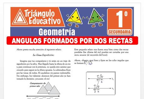 Ángulos Formados por Dos Rectas para Primero de Secundaria Ángulos Formados por Dos Rectas para Primero de Secundaria