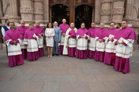 Enrique Galindo se reúne con el nuevo arzobispo de SLP